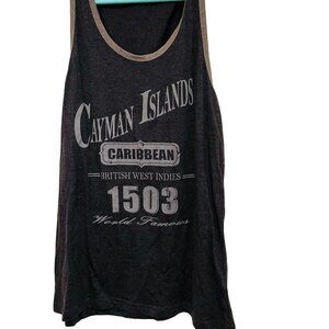 Cayman Islands Caribbean Mens Tank Top 1503 British West‎ Indies World Famous
